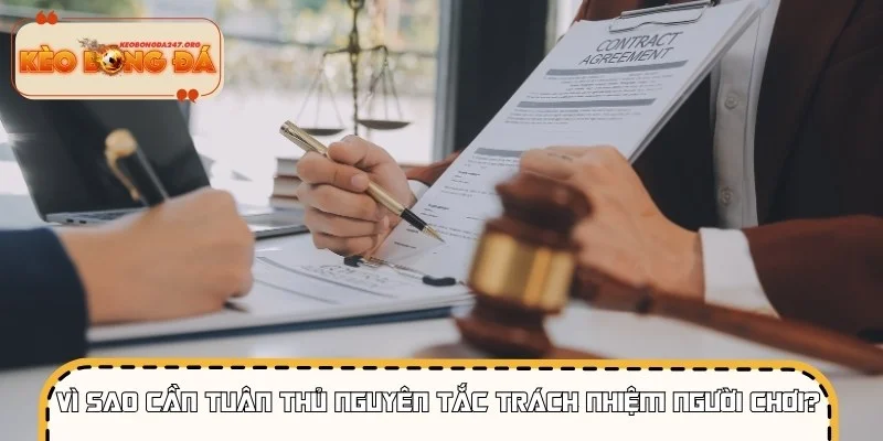 Trách nhiệm người chơi cần nghiêm túc thực hiện 